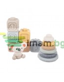 Меки сензорни блокове за бебета и деца